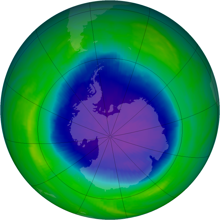 Ozone Map 1987-10-20